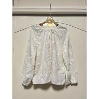 ราคา เสื้อ สีครีม ขนาด ฟรีไซน์ งานปัก ทั้งตัว ปัก 3D สวย ใส่ได้ หลากหลายโอกาส สินค้า มือ1 อก40 ความยาว 21 (54350972372)