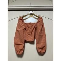 ราคา Pomelo brand Z M เสื้อแขนบอลลูน กระดุมหน้า งานจริงสวยมาก ใส่กับกางเกงได้หลายแบบ อก 36 ความยาว 14 (44376679883)