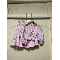 ราคา Jaspal brand Set เสื้อครอปZ Xs กระโปรง Z S มาพร้อมเข็มขัด สไตล์ลูกคุณ เก๋ๆ สวย สภาพดีมาก อก32 ความยาว15 เอว28 สะโพก38 (44017439803)