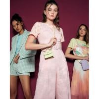 ราคา Jaspal brand Z Xs จั๊มกางเกงขาสั้น สีชมพู มาพร้อมเข็มขัด สวย สภาพดีมาก อก32 เอว26 สะโพก38 ความยาว41 (43117344251)