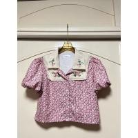 ราคา PloyLada ขนาดฟรีไซน์ เสื้อแขนตุ๊กตา ลายดอก ปักฉลุ น่ารักๆ สภาพดีมาก อก38 ความยาว18 (40969249985)