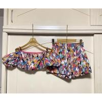 ราคา Jaspal brand Z Xs Set เสื้อครอป กางเกงขาสั้น สีสันคันเลอร์ฟู สีสันสดใส เสื้อ อก32 ความยาว10 กางเกง เอวบน26 สะโพก36 (25096820362)