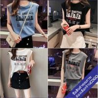 ราคา เสื้อยืดแขนกุดผู้หญิงน่ารัก Oversize เสื้อผ้าแฟชั่นวัยรุ่น เสื้อกล้ามเกาหลี ฮิปฮอป สตรีท วินเทจ ราคาส่ง (6149453693)