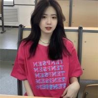 ราคา เสื้อยืดแขนสั้นสไตล์เกาหลี oversize เสื้อผ้าแฟชั่นวัยรุ่นน่ารัก เสื้อโอเวอร์ไซส์ผู้หญิง สกรีนลายวินเทจ ทรงหลวมไซส์ใหญ่ (23571757458)