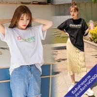 ราคา COGO เสื้อยืดแขนสั้นลำลองหญิงน่ารัก oversize เสื้อผ้าแฟชั่นสาวอวบ เสื้อยืดโอเวอร์ไซส์ผู้หญิง แขนสั้นเกาหลี ไซส์ใหญ่ (3944561414)