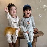 ราคา ชุดนอนสูทแขนยาวลายการ์ตูน สำหรับเด็ก ผ้าฝ้ายแท้ไม่มีกระดูกไลครา ใส่สบายในบ้านและเหมาะกับฤดูใบไม้ร่วง (51800981415)