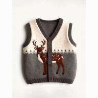 ราคา เสื้อกั๊กกันหนาวสำหรับเด็กทารก แบบคาร์ดิแกน ถักจากขนสัตว์ สวมใส่ง่ายในฤดูหนาว (49851742292)