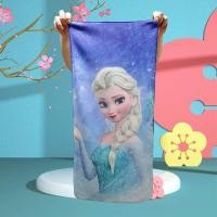 ราคา Disney ผ้าขนหนูอาบน้ํา ลายการ์ตูนเจ้าหญิงเอลซ่า ดิสนีย์ โฟรเซ่น ทรงสี่เหลี่ยม ขนาดเล็ก แบบกําหนดเอง สําหรับเด็กผู้หญิง (23641666895)