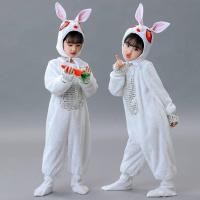ราคา ชุดกระต่ายสีขาวสำหรับเด็ก สไตล์ใหม่ มาพร้อมกระโปรงจากผ้ากอซ เหมาะสำหรับการสวมใส่ในเวทีและการใช้งานประจำวัน (54550250801)