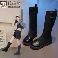ราคา รองเท้าบูทเด็ก ซิปใส่ง่าย ข้อยาว บูทยาวเชือก (26613607679)