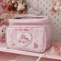 ราคา กระเป๋าแต่งหน้า MIKKO Storage กระเป๋าถือทรงสี่เหลี่ยมน่ารักความจุขนาดใหญ่ขนาดใหญ่ (27936928559)