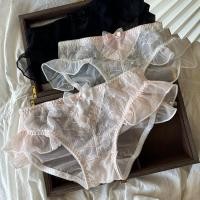 ราคา กางเกงชั้นใน เซ็กซี่ลูกไม้น่ารักสุภาพสตรีกางเกงดอกไม้ตาข่ายออกแบบ (27113853454)