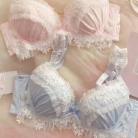 ราคา น่ารักสบายชุดชั้นในชุดชุดชั้นในลูกไม้ญี่ปุ่นบางถ้วย ดัน ขึ้น ชุดชั้นในเต้านมขนาดเล็ก (29888134559)