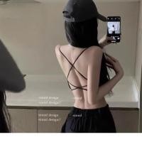 ราคา ชุดชั้นในสตรีไร้สายรวบรวมกีฬาข้ามที่สวยงามกลับสวมใส่ด้านนอกยกทรง (27332052086)