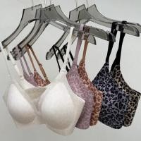 ราคา ชุดชั้นในสลิงพิมพ์ลายเสือดาวคอวีเซ็กซี่ผ้ากอซฝรั่งเศสชุดชั้นในไร้สายไร้รอยต่อ (24146037860)