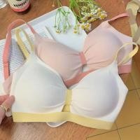 ราคา บราหัวใจ แต่งขอบหยักสีทูโทนฟองบาง ใส่แล้วโซคิ้วท์สุด ผ้านิ่ม ยืดได้ดี (22539767011)