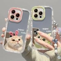 ราคา กระจกกระจกเคสโทรศัพท์TPUคู่แมวกระจกแต่งหน้าน่ารักการ์ตูนเหมาะสําหรับiPhone x xs xr xsmax 6 6S 7 8 11 12 13 14 15 16 por max 6 6S 7 8 14 15 16plus (45501052093)