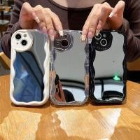 ราคา กระจก Soft Shell ซิลิโคน HD โปร่งแสงแต่งหน้ากระจกสีทึบเหมาะสําหรับ iPhone x xs xr xsmax 6 6s 7 8 11 12 13 14 15 16 por max 6 6 6s 7 8 14 15 16plus (44651057110)