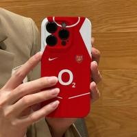 ราคา Arsenal Jersey QYJS เคสโทรศัพท์เหมาะสําหรับ IPhone 15 ProMax 14 13 12 PRO 11 7 8 PLUS 14 15 PLUS X XS XR XSMAX SE ฟิล์ม Hard Shell Shock proof PC เคสป้องกัน WMUX (28407573416)