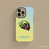 ราคา หมวกกันน็อคมอเตอร์ไซค์ VR46 Rossi Retired QYJS เคสโทรศัพท์กันแดด สำหรับ iPhone 11 16 15 14 PLUS 12 PRO 13 14 15 16 ProMax XSMAX XR XS X แบบสองในหนึ่งกันกระแทก BK6U (24543386471)