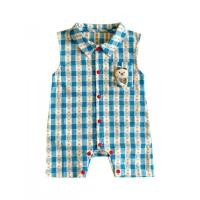 ราคา ชุด romper ลายสก๊อตใหม่สำหรับหนูน้อย สไตล์ฤดูร้อน แบบไม่มีเสื้อแขน (40624916512)