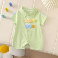 ราคา ชุดจั๊มสูทเด็กชายหญิง แขนสั้นระบายอากาศ ไซส์ 0 3 ปี สไตล์การ์ตูนสบาย ๆ (42274871931)