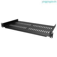 ราคา YIN 1U Server Rack ชั้นวางของ Universal Vented Rack Mount Cantilever ถาดสําหรับ 19 ตู้ (53650467501)