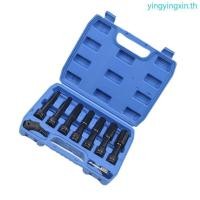 ราคา YIN เสริม Nut Driver ชุด Nut Driver สําหรับสว่านกระแทก Deep Nut Driver ชุด Impact Driver Bit ชุดเครื่องมือซ่อมรถยนต์ (47501010523)