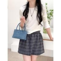 ราคา Hand Carry Denim Bag All Match Canvas Small Tote Bag Lazy Style Fashion 2025 สไตล์ใหม่ One Shoulder Messen (43326496127)