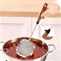 ราคา กระชอนด้ามไม้สแตนเลส 304 สําหรับใช้ในครัวเรือนพร้อมตาข่ายป้องกันน้ําร้อนลวกและกันลื่นแบบแขวนเหมาะสําหรับการกรองน้ํามันทอดในครัวและแยกน้ (40226308116)