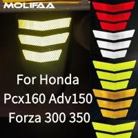 ราคา สําหรับ Honda Pcx160 Adv150 Forza 300 350 รถจักรยานยนต์สติกเกอร์สะท้อนแสงด้านหลัง Mudguard ด้านหน้า Fenders กระจกหมวกกันน็อคคําเตือน Mark DIY Body สติกเกอร์อุปกรณ์เสริม (25446170823)