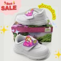 ราคา รองเท้านักเรียน รองเท้าอนุบาลสีขาว โซเฟีย sf 222 (41575801682)
