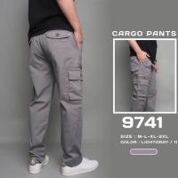 ราคา Goodwin 9741 กางเกงขายาวคาร์โก้ ผู้ชาย ผ้าคอตต้อน100 เอวยืด มีเชือกผูก ยาว 38 40 นิ้ว ไซส์ 40 42 Goodwin (26867803674)