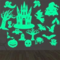 ราคา ฮาโลวีนสติ๊กเกอร์เรืองแสงตกแต่งวันหยุดสติ๊กเกอร์ติดผนังผนังห้องนอนสร้างสรรค์ตกแต่ง (43014130855)