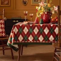 ราคา ผ้าปูโต๊ะคริสต์มาสสีแดงแสงหรูหราระดับไฮเอนด์ตกแต่งผ้าปูโต๊ะโต๊ะกาแฟผ้า (43064168966)