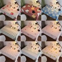 ราคา ผ้าปูโต๊ะ ทรงสี่เหลี่ยมผืนผ้า ป้องกันสิ่งสกปรก แบบเรียบง่าย สไตล์ญี่ปุ่น (21380255916)