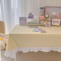 ราคา ผ้าปูโต๊ะ ลายลูกไม้ สีพื้น สไตล์ญี่ปุ่น ฮาราจูกุ สําหรับตกแต่งโต๊ะกาแฟ (18691574379)