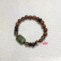 ราคา Safeness lucky square stone bracelet ลูกปัดไม้จันทน์ unisex ผสมลูกปัดแก้ว สร้อยข้อมือ เครื่องประดับแฟชั่นจีน (28380819533)
