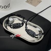 ราคา สร้อยคอลูกปัด สร้อยข้อมือเก้าตา Dzi ชุด unisex man made Dzi เครื่องประดับลูกปัดใหญ่แฟชั่นจีนคู่อุปกรณ์เสริม (25293911044)