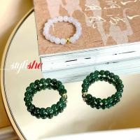 ราคา เลียนแบบหยกแก้วแหวนลูกปัดสําหรับผู้หญิงมินิ ลาพิส ลาซูลี สีเขียวหยกลูกปัดยืดหยุ่นสตริงแหวนเครื่องประดับแฟชั่นจีน (24488988332)