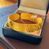 ราคา สร้อยข้อมือเงินลายคล้ายทอง ออกแบบดอกบัว พร้อมส่งเสริมโชคชะตา สไตล์จีน ของขวัญพิเศษ (47351560192)