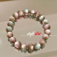 ราคา สร้อยข้อมือลูกปัดสีช็อคโกแลตเงาแบบ Stary River unisex เครื่องประดับแฟชั่นสำหรับเป็นของขวัญเพื่อน (40514557358)
