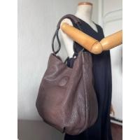 ราคา กระเป๋าหนังแท้สีน้ำตาล สะพายขึ้นไหล่ (58151950917)