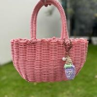 ราคา กระเป๋าทรงถือ สานสีชมพู (56900031420)