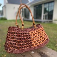 ราคา กระเป๋าสะพายขึ้นไหล่ สานแต่งลูกปัด (44600161505)