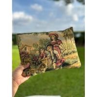 ราคา กระเป๋าคลัทช์ ถือ ผ้าทอ มือสอง (42615986575)