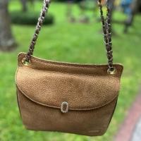ราคา กระเป๋าสะพายขึ้นไหล่ หนังกวาง แท้ (40372297648)