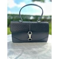 ราคา กระเป๋าถือ หนังนกกระจอกเทศผสมหนังแท้ เรียบหรู มือสอง (26290636114)