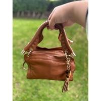 ราคา กระเป๋าถือ สะพาย หนังแท้สีน้ำตาล (24947333379)