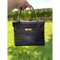 ราคา กระเป๋าถือ หนังแท้สีน้ำตาล (49201938690)